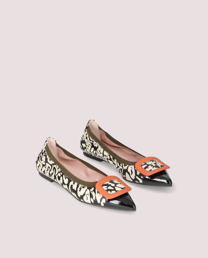 BALLERINAS ELLA NEGRAS ESTAMPADAS