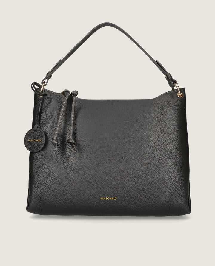 PEBBLE LEATHER NEGRO LARGE