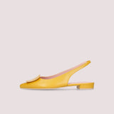 BALLERINAS DESTALONADAS COTON AMARILLO