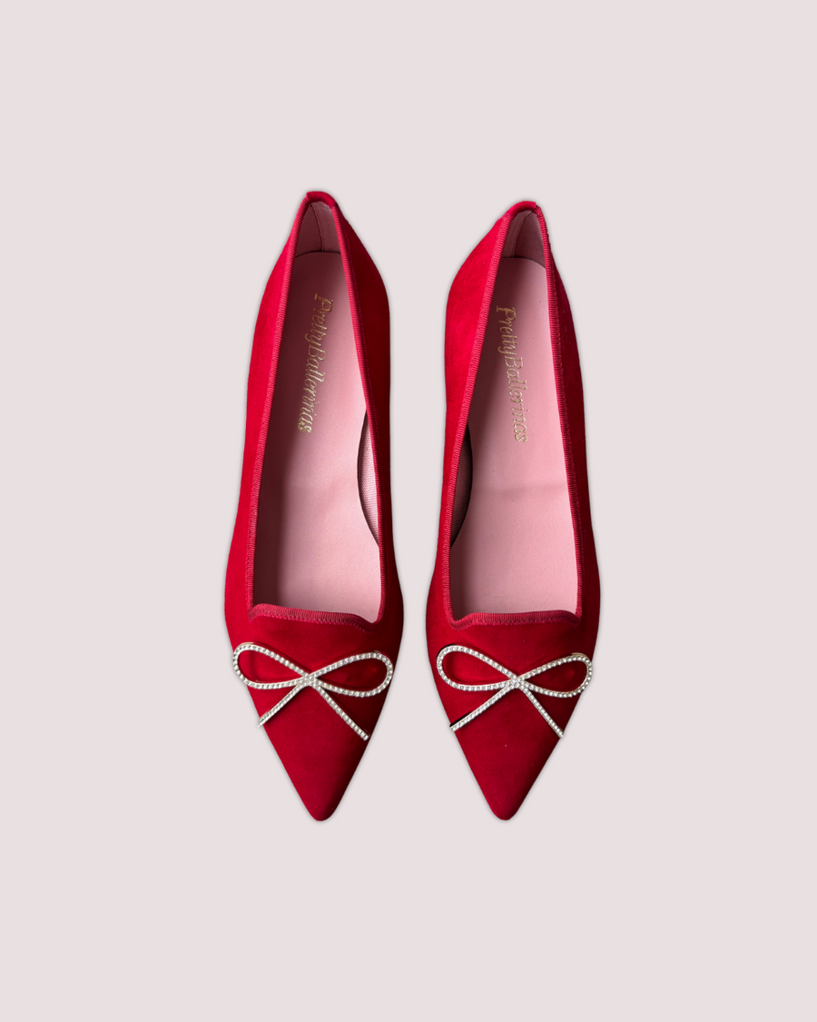 CLEMENTINE ROJO LAZO BRILLOS