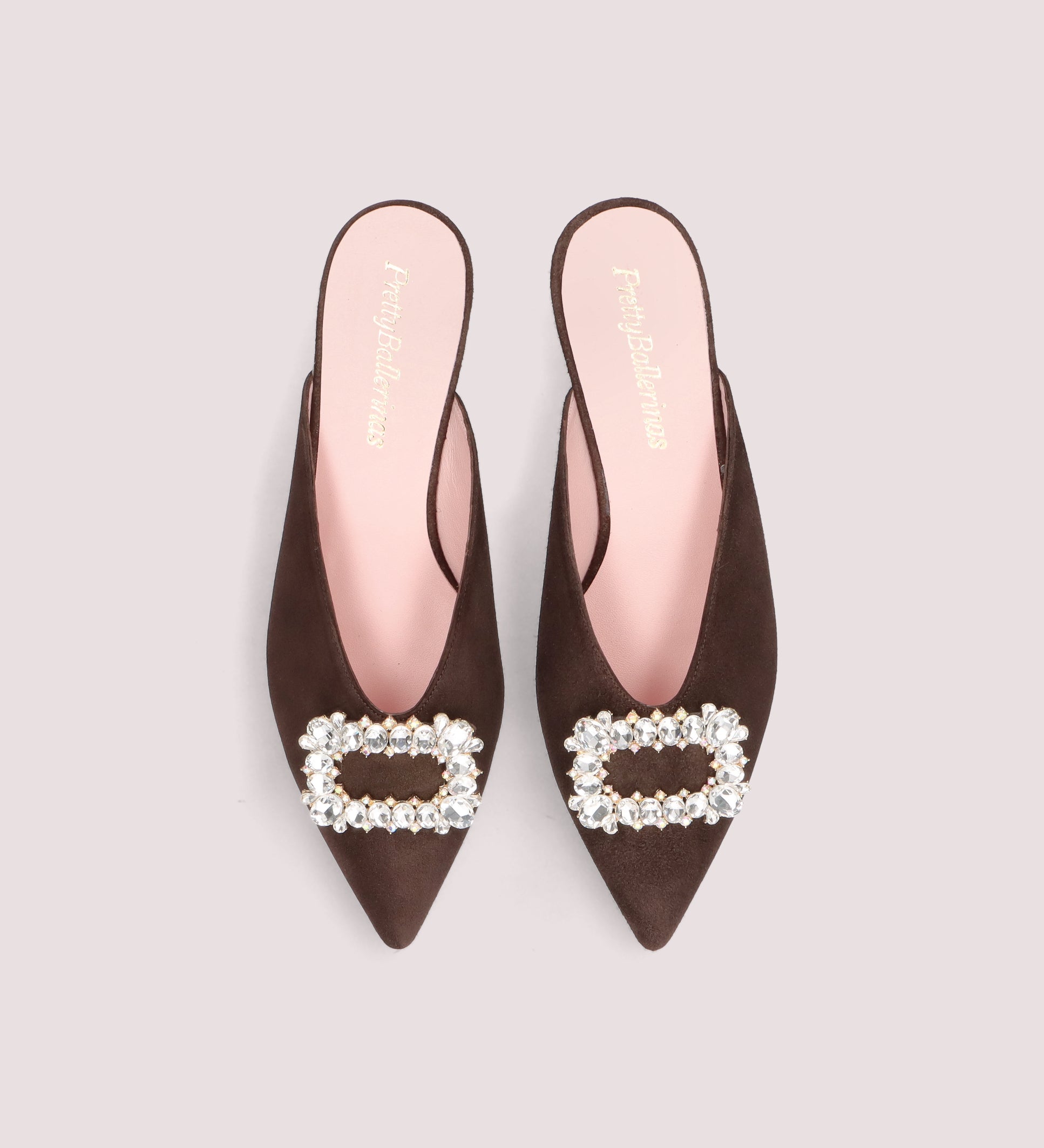 BABUCHAS CRYSTAL ANGELIS MARRÓN