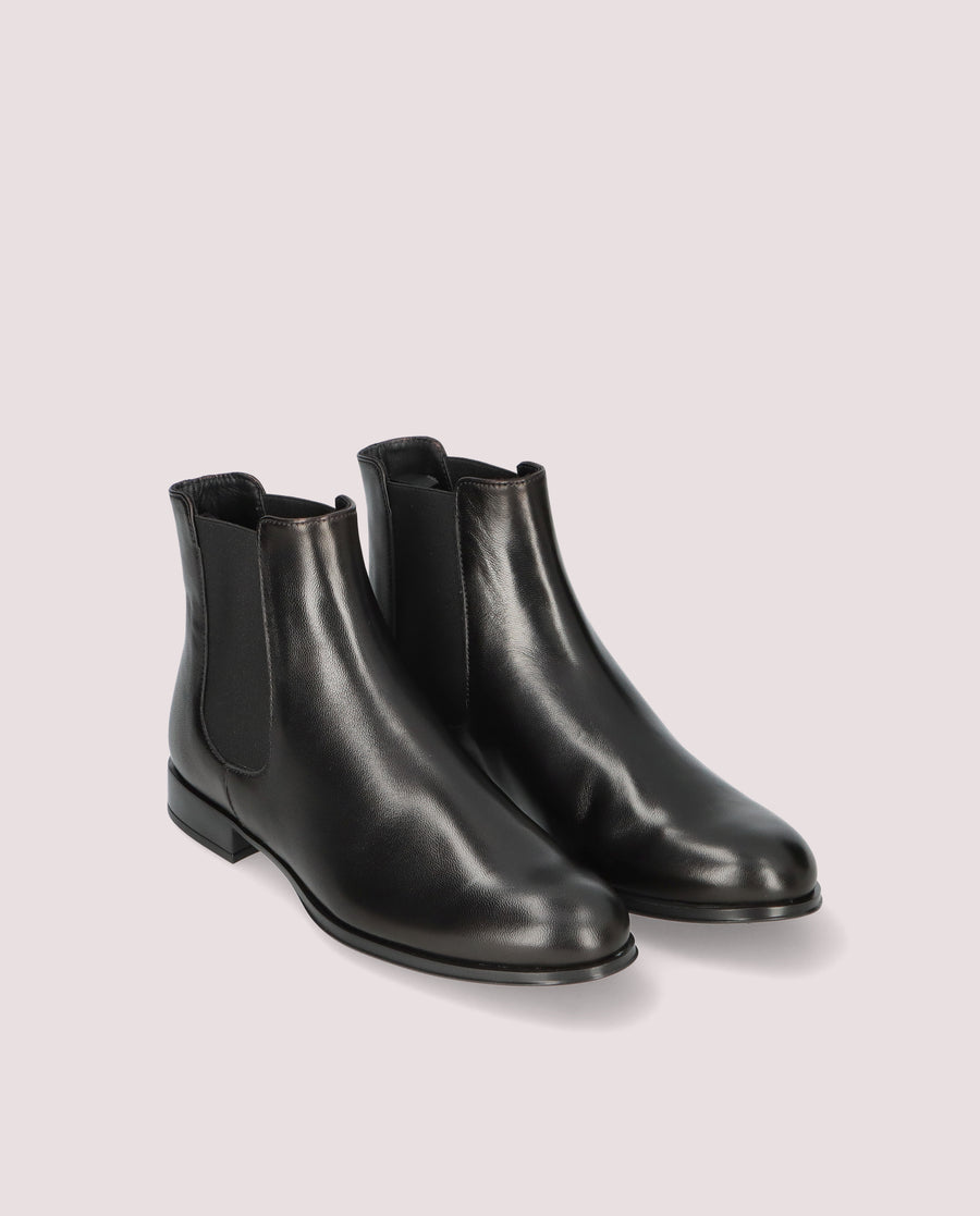 BOTINES PAT NEGRO PIEL