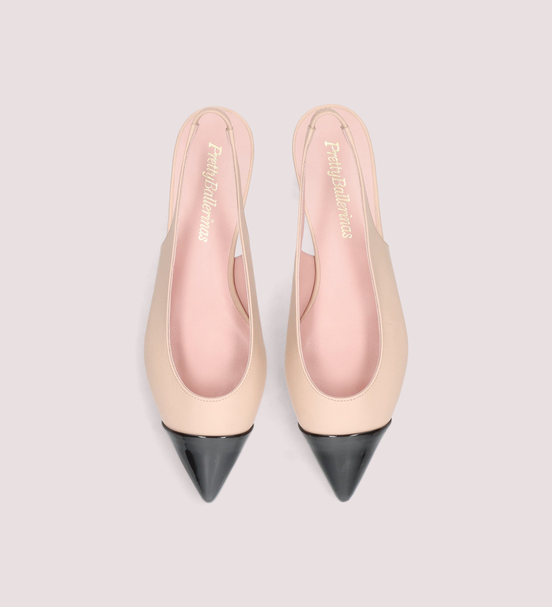 BALLERINAS NUDE Y NEGRAS SHADE DESTALONADAS
