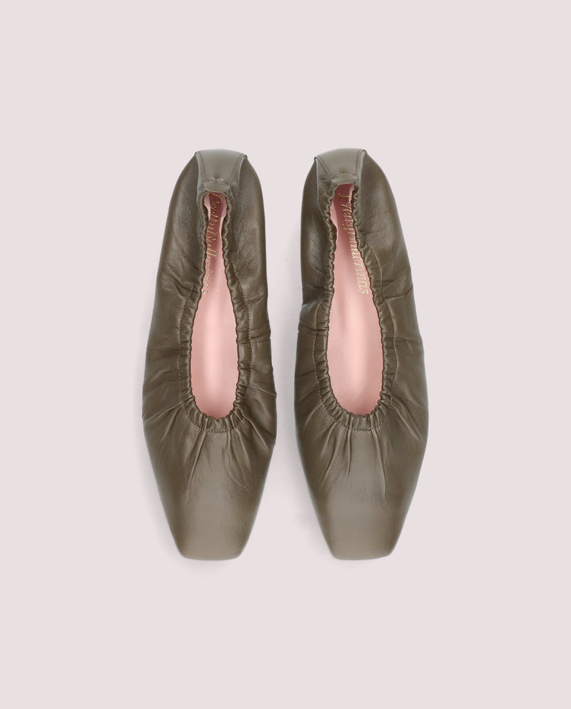 BALLERINAS CAMILLE VERDES PIEL