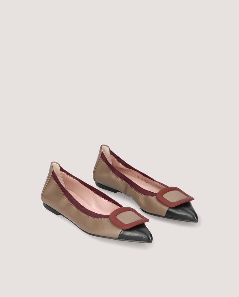 BALLERINAS ELLA MARRONES PIEL