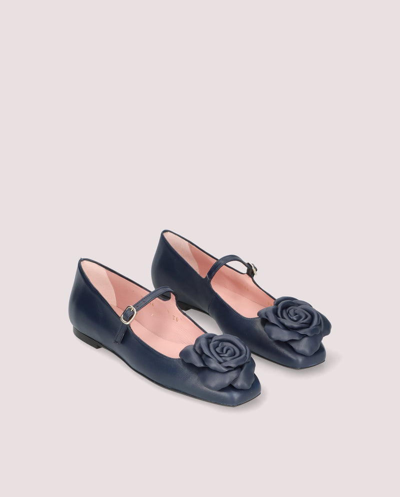 CAMILLE COTON AZUL FLOR