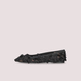 BALLERINAS NEGRAS OGINE CON PÉTALOS