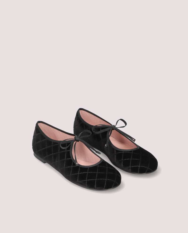 BALLERINAS GEORGIA NEGRAS VELVET