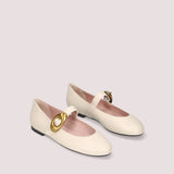 BALLERINAS NICOLE BLANCO PIEL