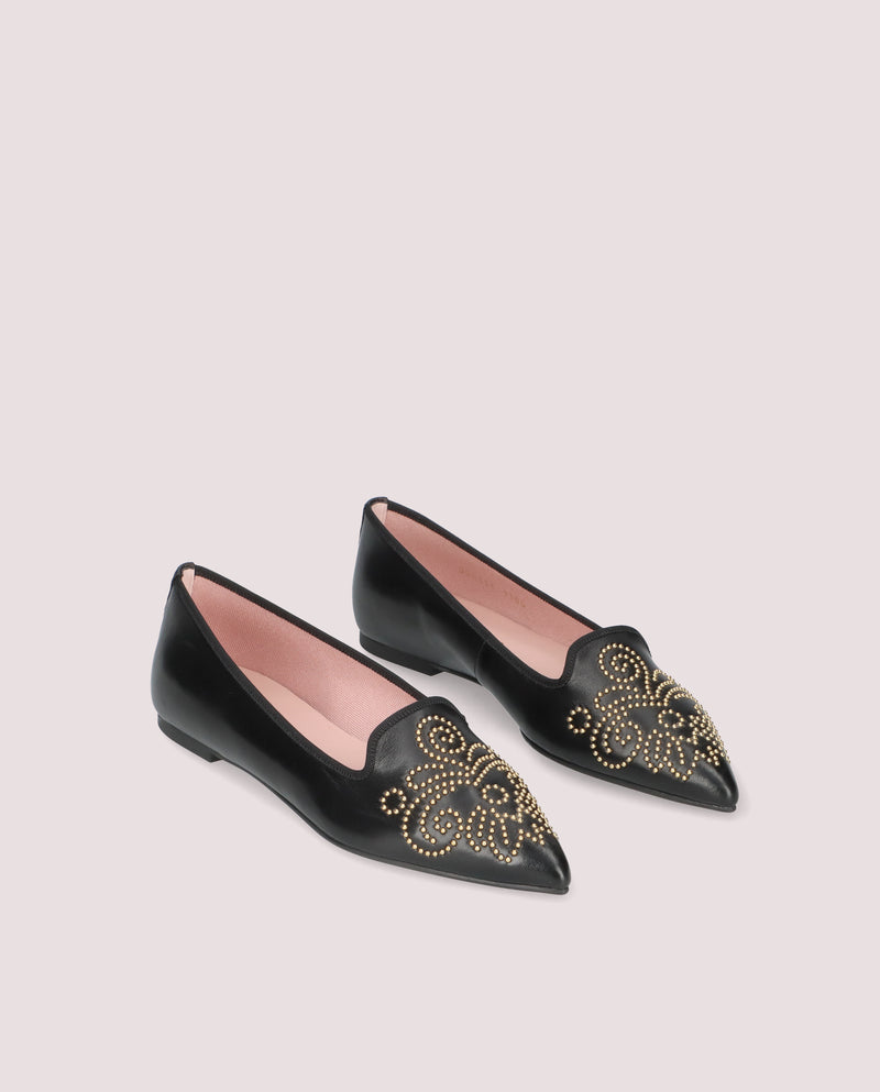 BALLERINAS LOAFERS ELLA PIEL NEGRO