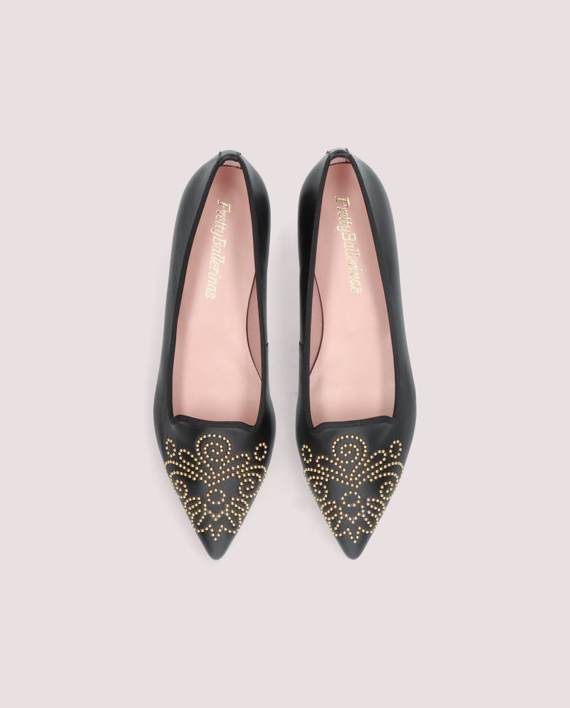 BALLERINAS LOAFERS ELLA PIEL NEGRO