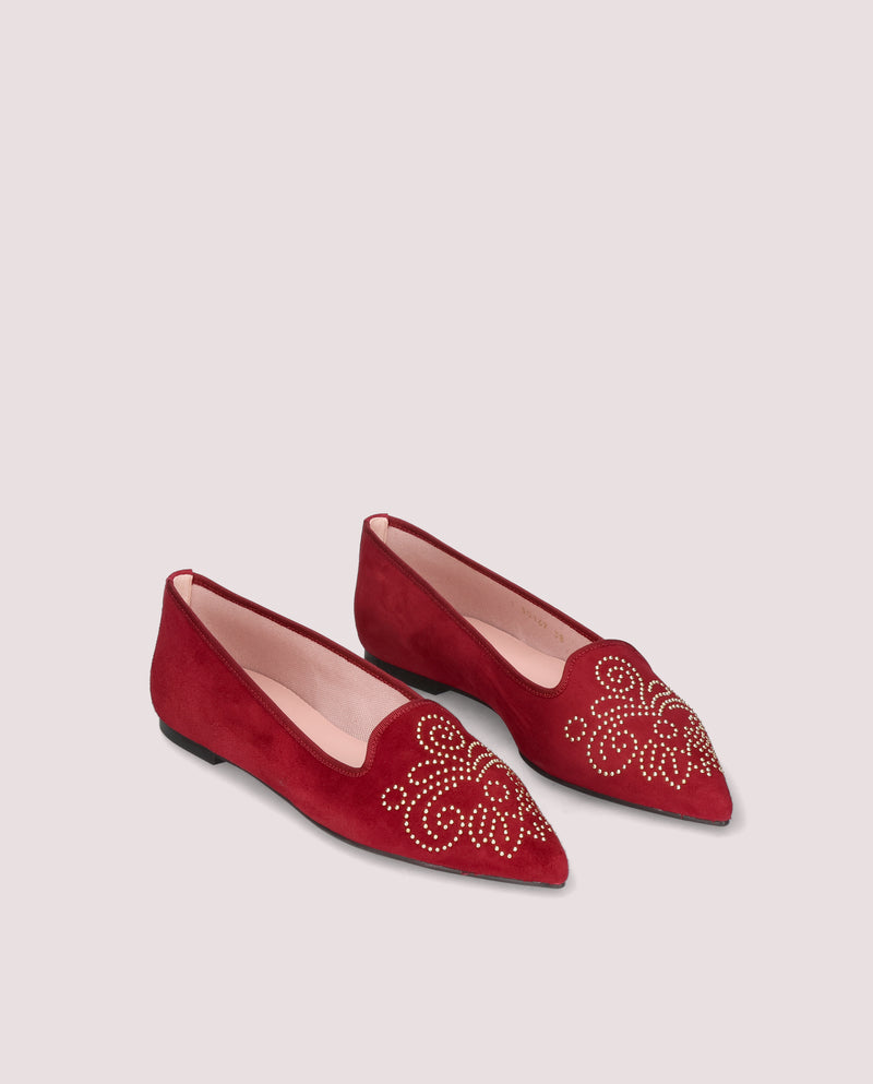 BALLERINAS LOAFERS ELLA BURDEOS