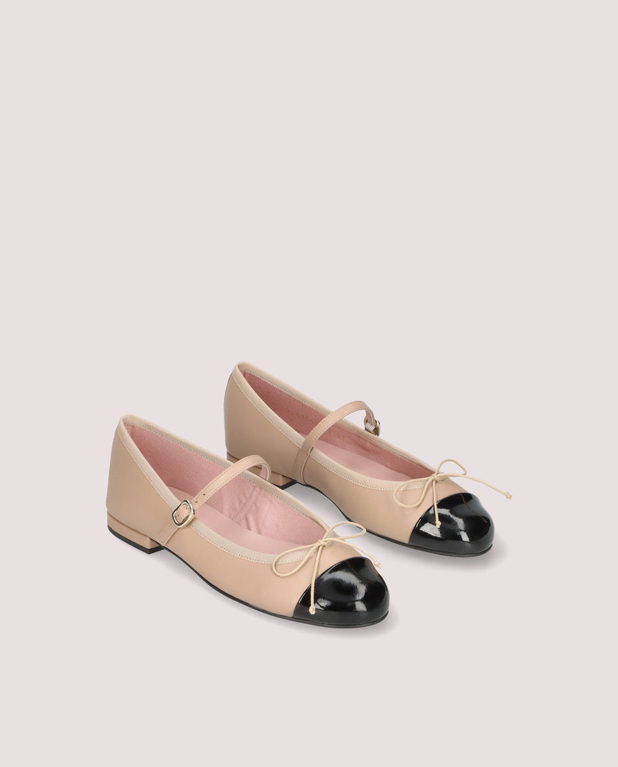 BALLERINAS IRMA BICOLOR PIEL