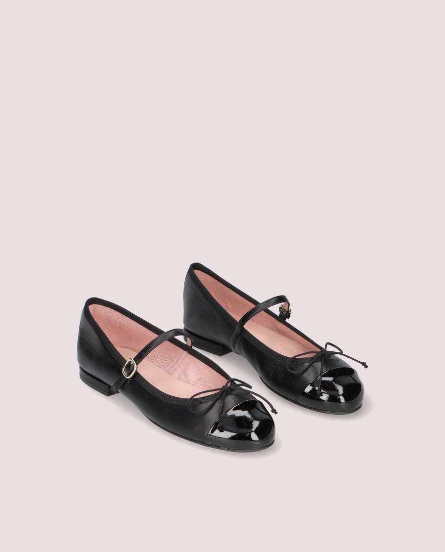 BALLERINAS IRMA NEGRO PIEL
