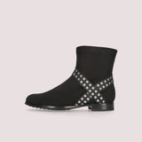 BOTINES PAT NEGRO TACHAS