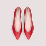 BALLERINAS TYRA ROJOS PIEL