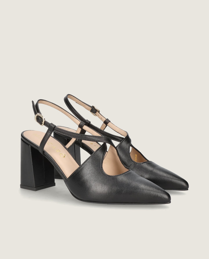 ZAPATOS RENATA COTON NEGRO