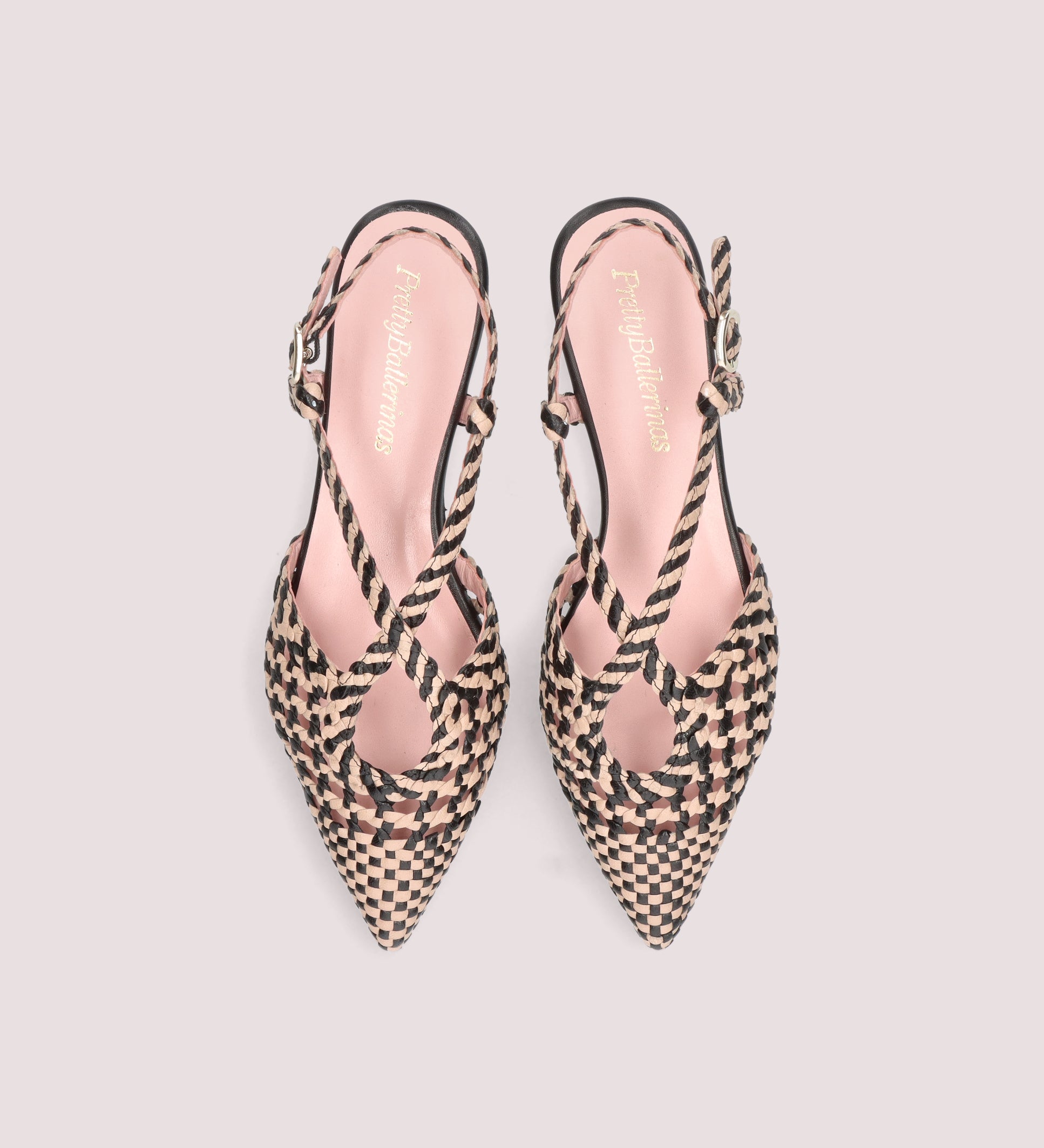 BALLERINAS TRENZADAS BICOLOR CHESS