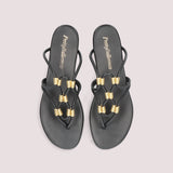 SANDALIAS DE MACRAMÉ JUDY NEGRO