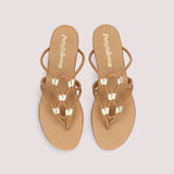 SANDALIAS DE MACRAMÉ JUDY CAMEL