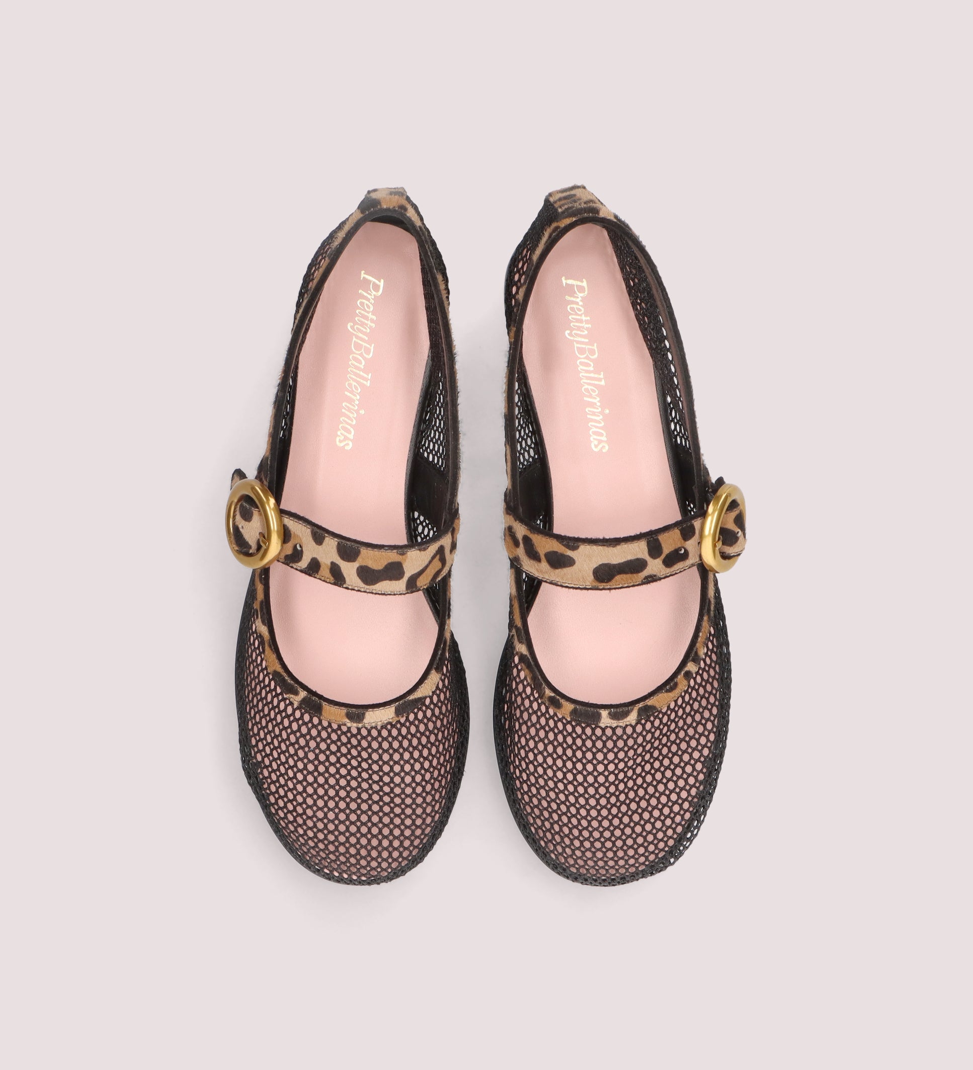 BALLERINAS NEGRAS BATIR ANIMAL PRINT