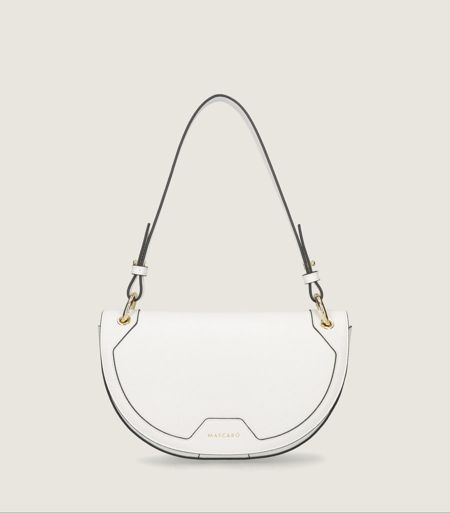 BOLSO SELLA PALM LEATHER BLANCO