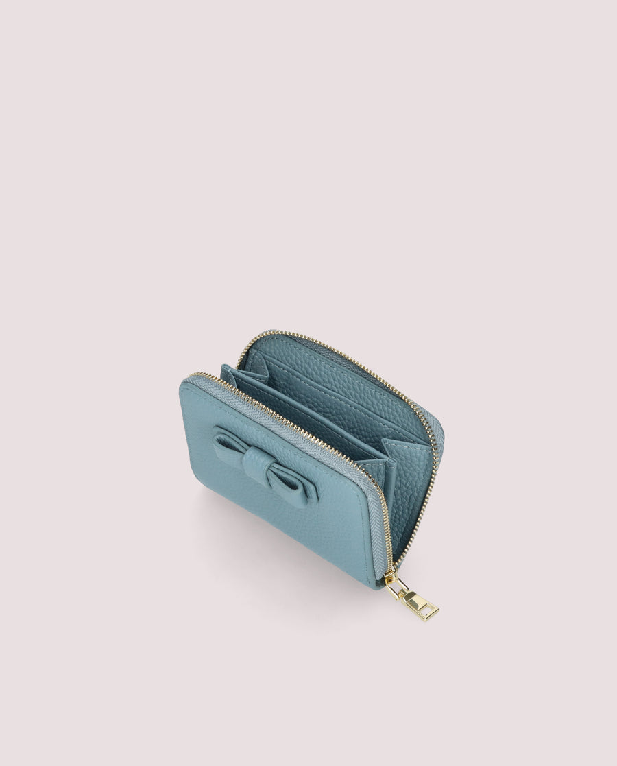 MONEDERO PIEL SOPHY LIGHT BLUE