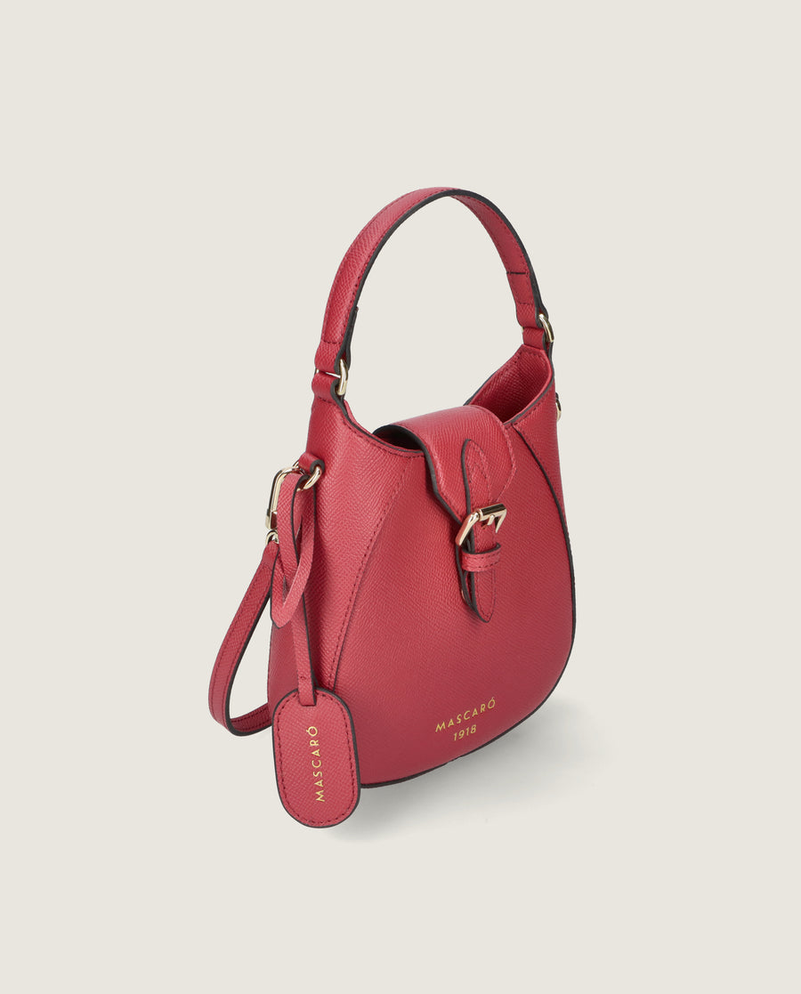 BOLSO GRADE PALM LEATHER BURDEOS