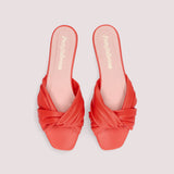 SANDALIAS ROJAS COTON