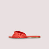 SANDALIAS ROJAS COTON