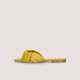 SANDALIAS VERDE PISTACHO COTON