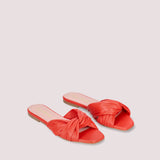 SANDALIAS ROJAS COTON