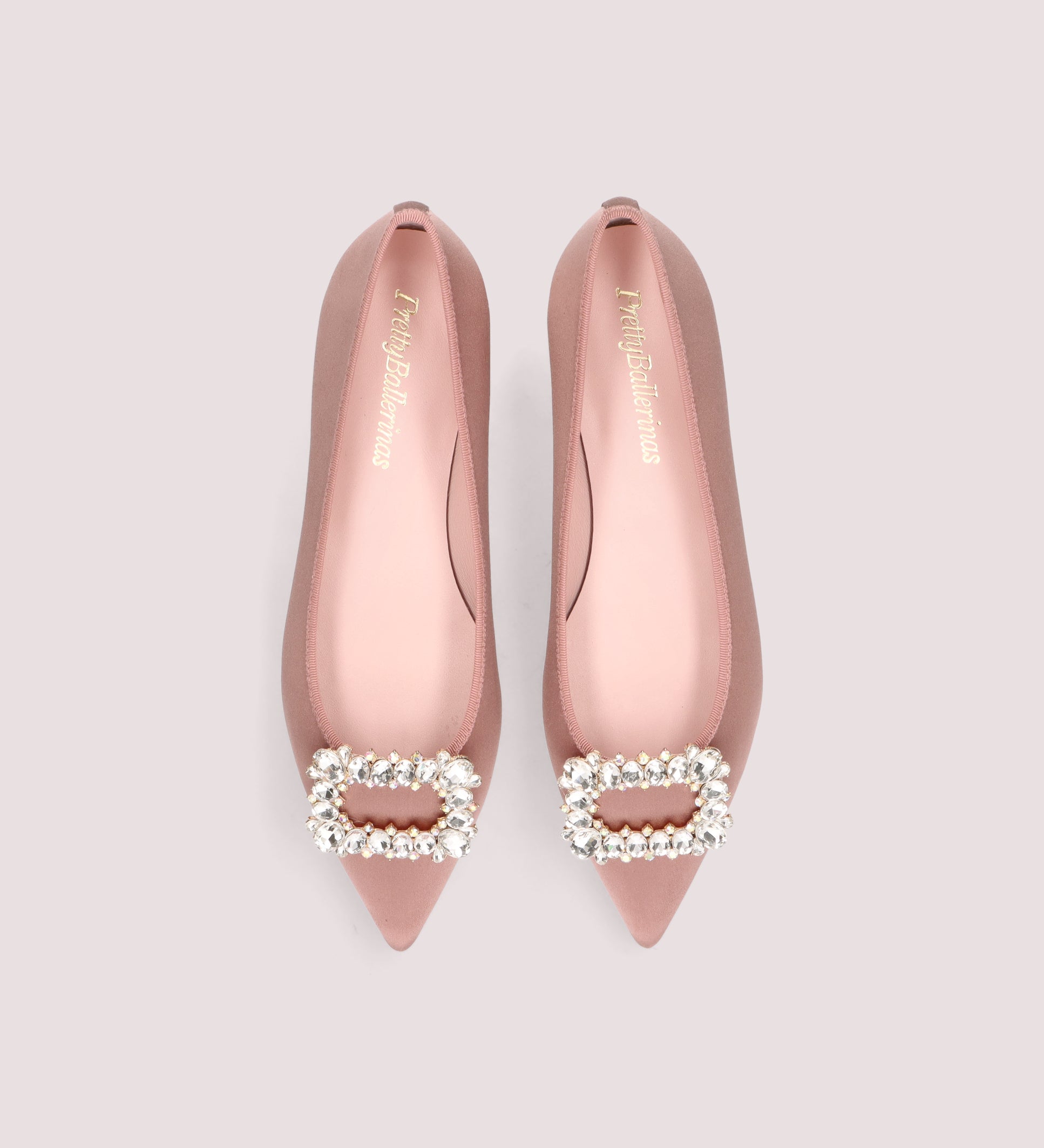 BALLERINAS DE SATÉN KASHBA ROSA