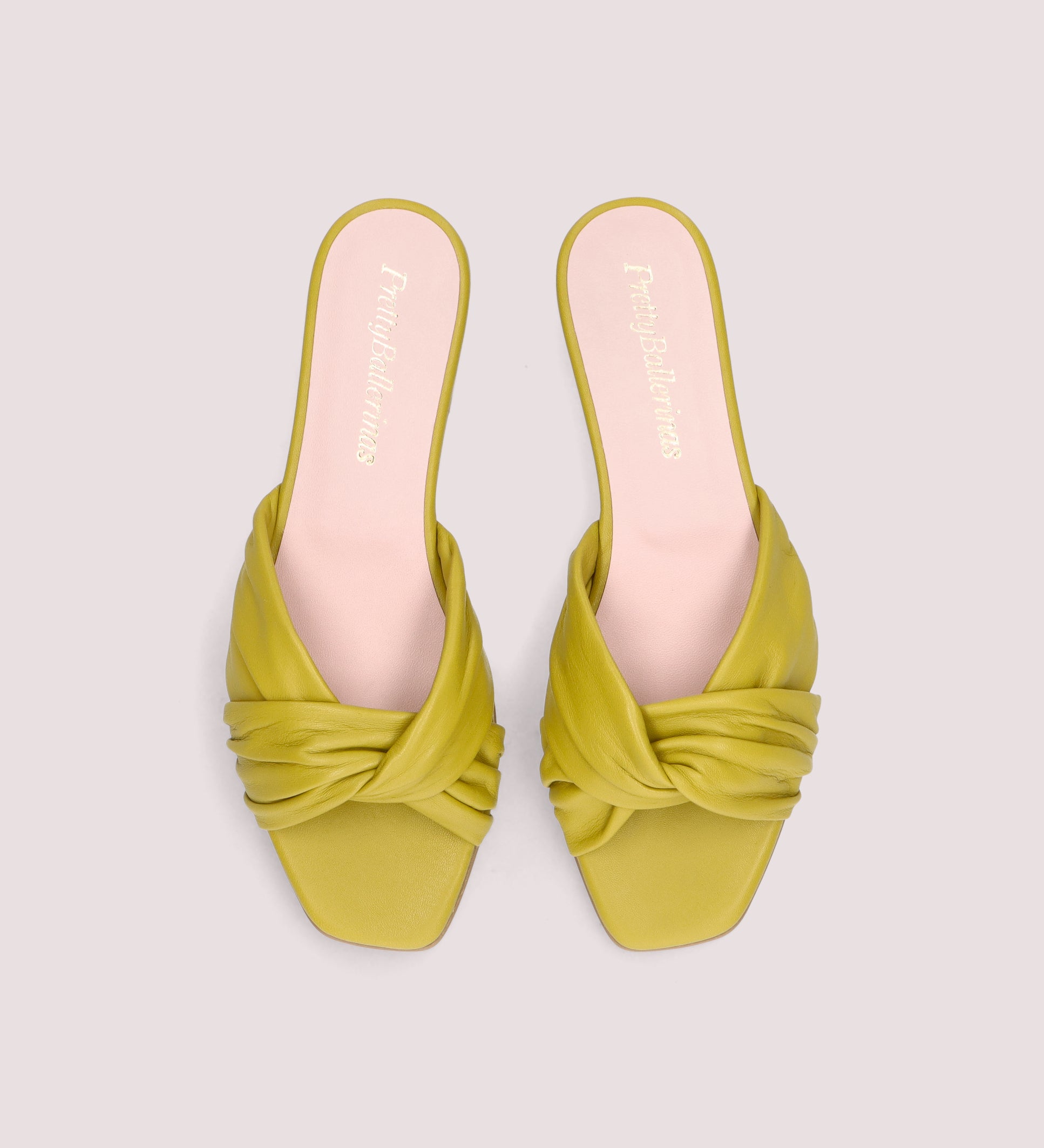 SANDALIAS VERDE PISTACHO COTON