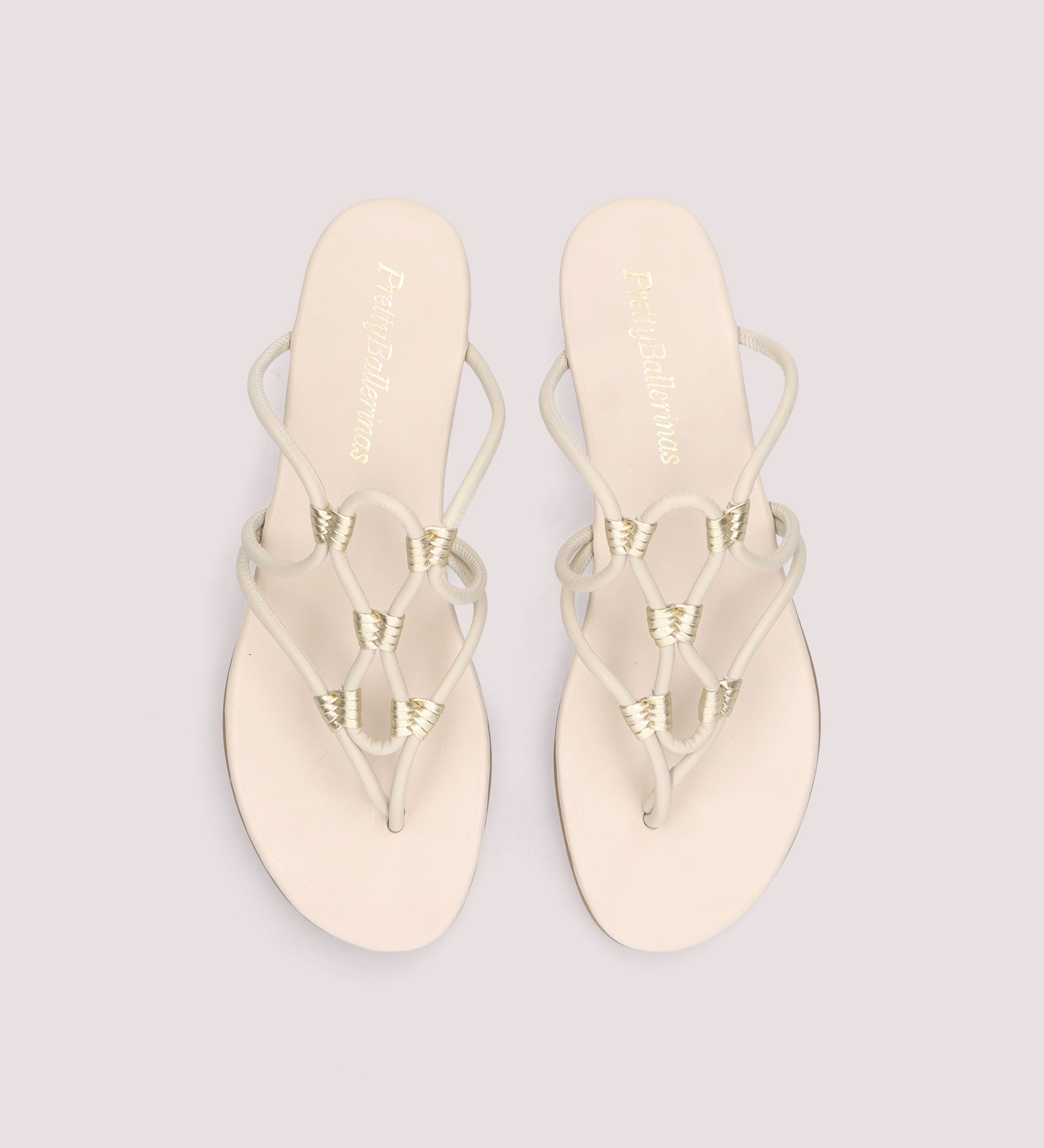 SANDALIAS DE MACRAMÉ JUDY PERLA