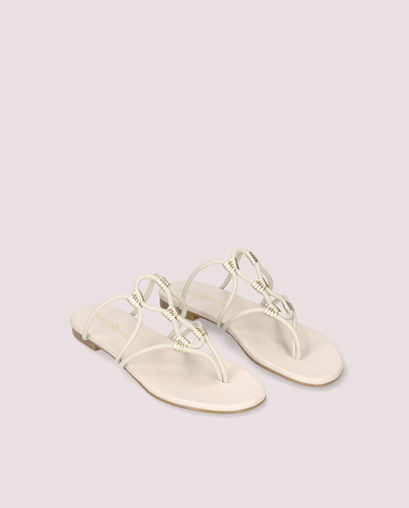 SANDALIAS DE MACRAMÉ JUDY PERLA