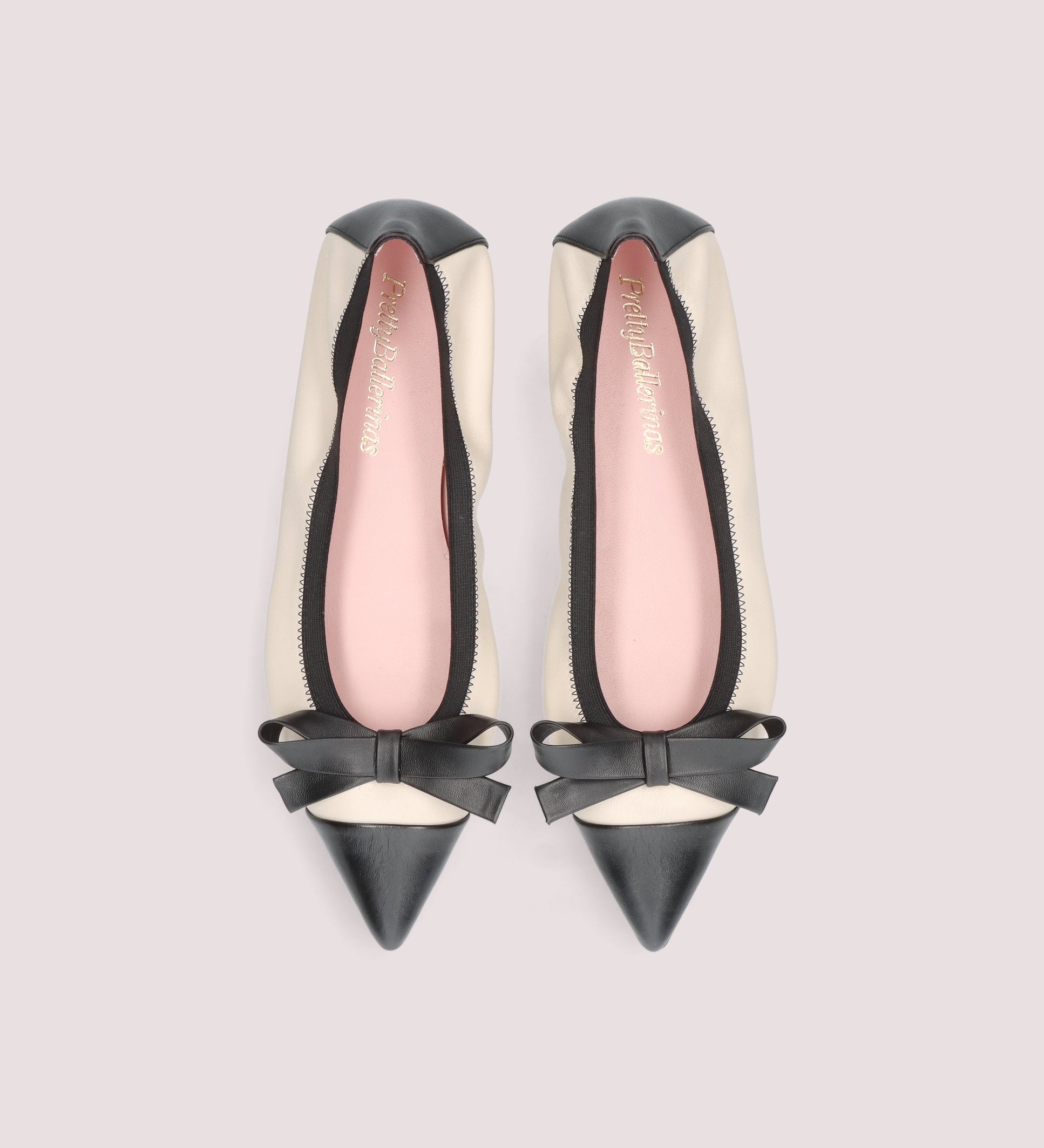 BALLERINAS MARFIL CUERO