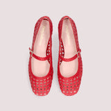 BALLERINAS TRENZADAS ROJAS CHESS