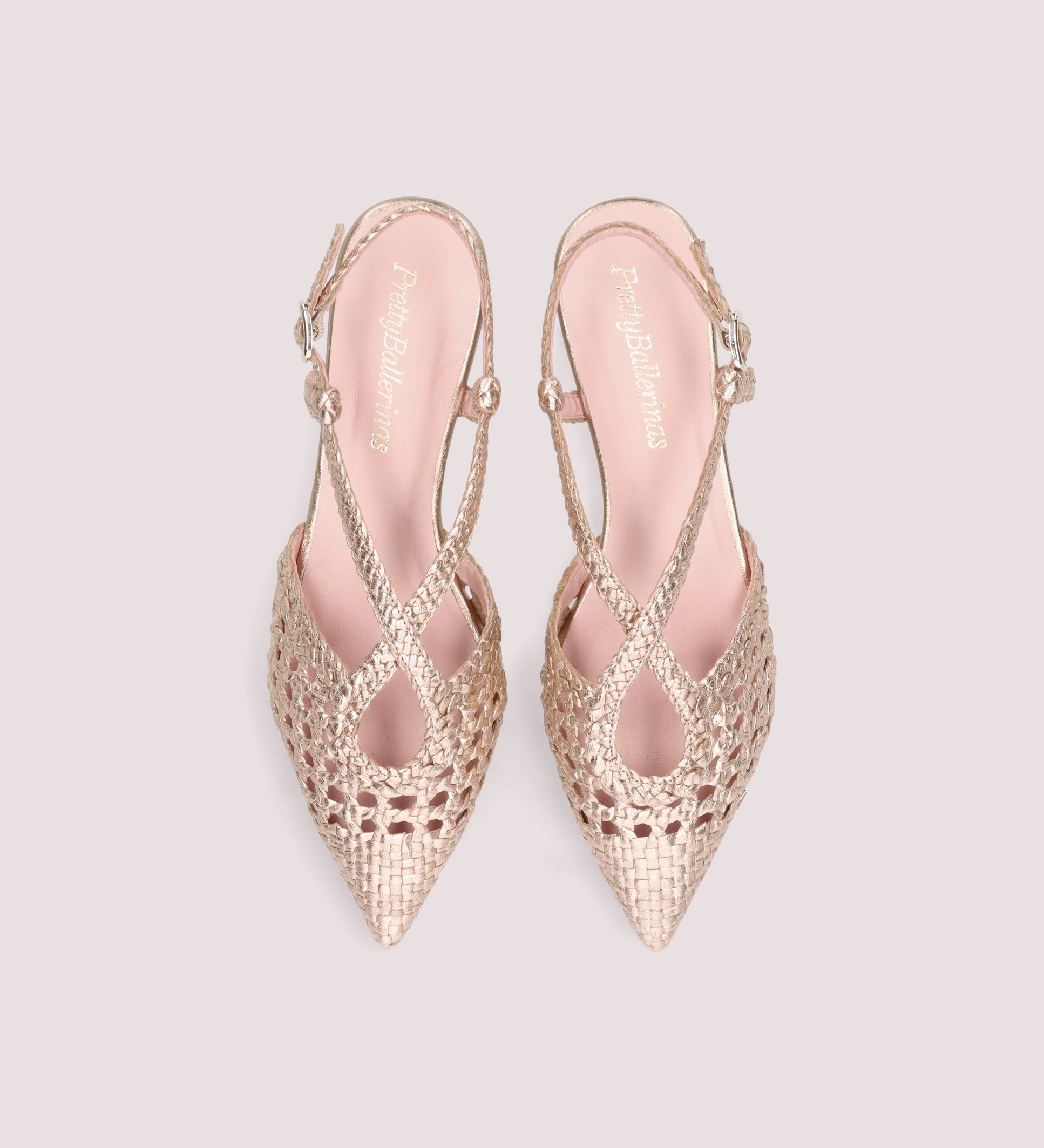 BALLERINAS TRENZADAS METALIZADAS CHESS