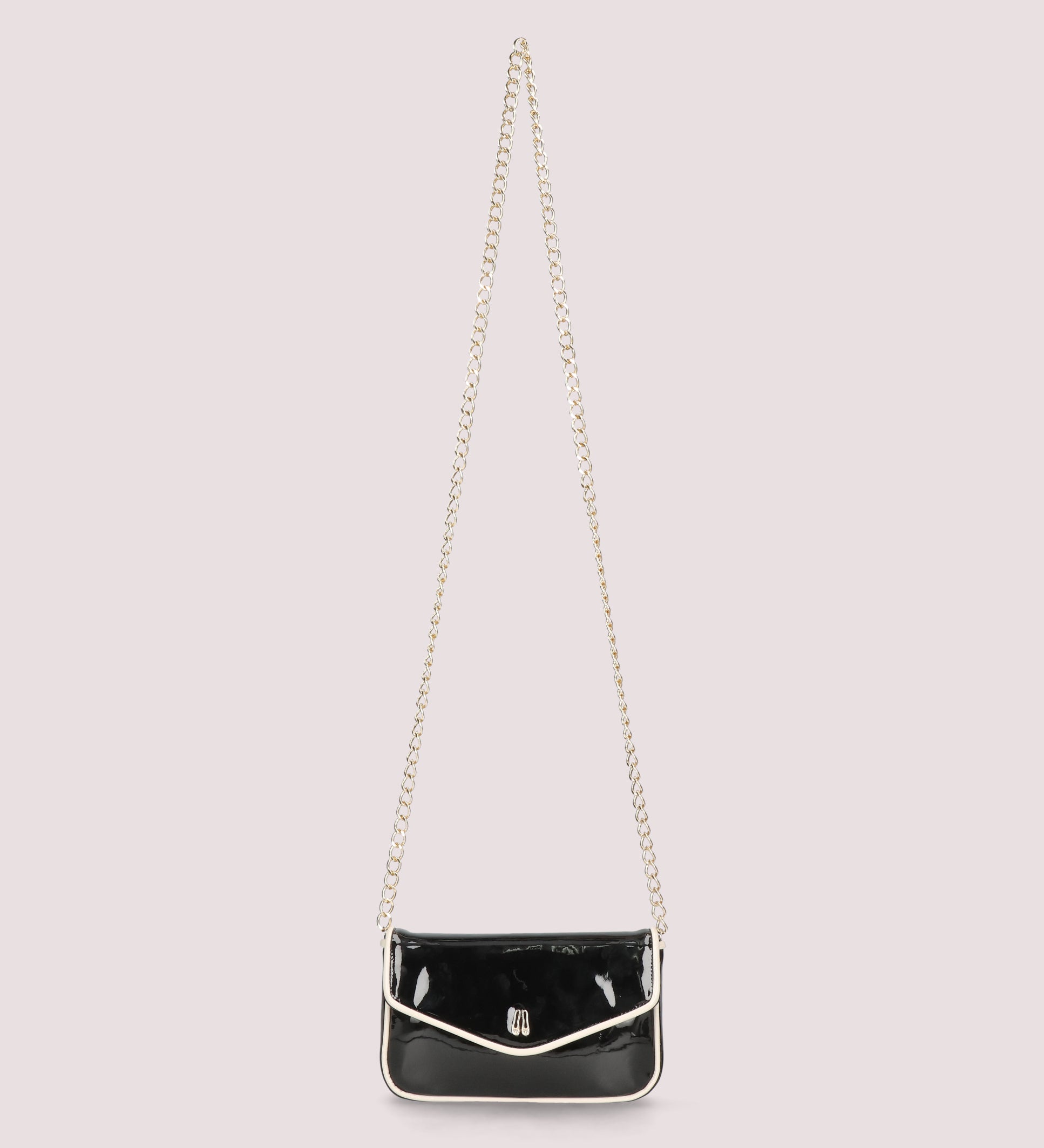 BOLSO NEGRO Y MARFIL SHADE DE CHAROL