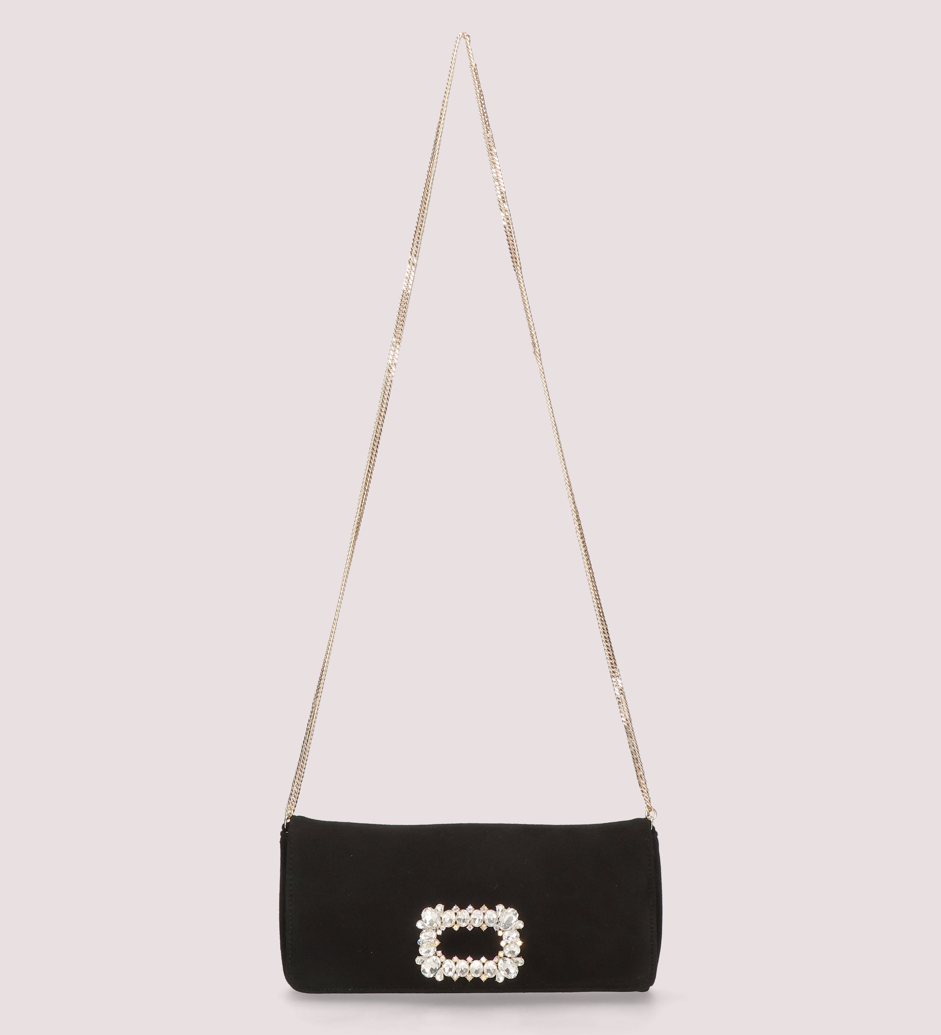 BOLSO NEGRO ANGELIS CON CRISTALES
