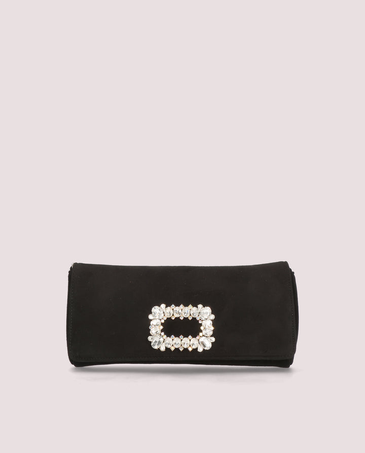 BOLSO NEGRO ANGELIS CON CRISTALES