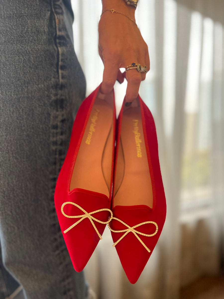 CLEMENTINE ROJO LAZO BRILLOS