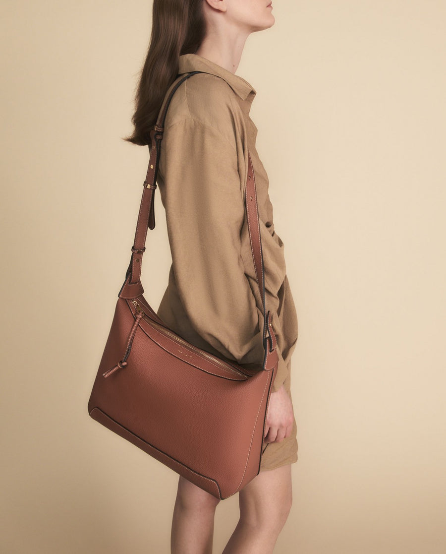 BOLSO PEBBLE LEATHER LARGE