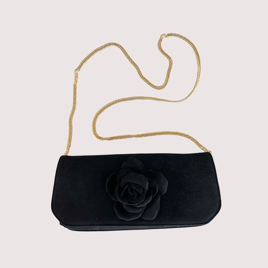 CARTERA FLOR NEGRA
